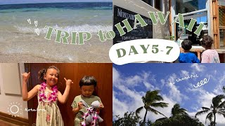 【旅Vlog】子連れハワイ旅🌺フラダンスやレイ作り、泳いで泳いで日焼けな毎日