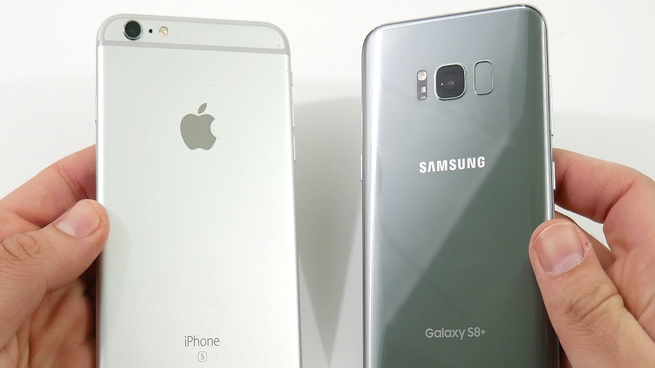 iPhone 6S Plus vs Galaxy S8 Plus! - Speed Test