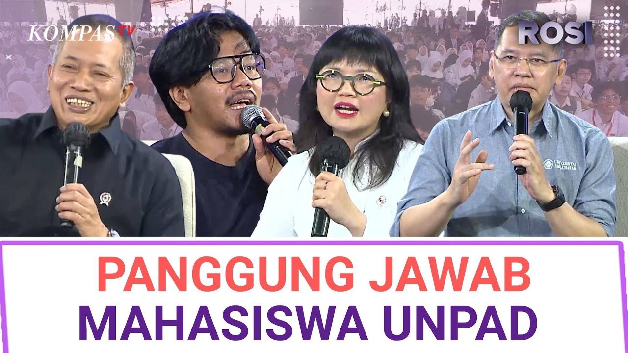 Wamen Stella, Wamen Ferry Juliantono, Rektor hingga Ferry Irwandi Jawab Pertanyaan Mahasiswa Unpad
