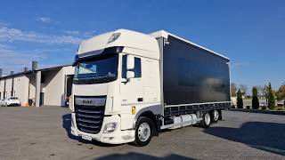 DAF XF 530 / 6X2 / SZÓLÓ / FÜGGÖNYPONYVÁS - 7,75 M / EMELHETŐ TETŐ