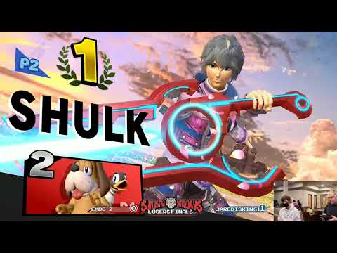 embo_z (Duck Hunt) vs jaredisking1 (Shulk) -  Losers Final  - Sinistar Saga #40