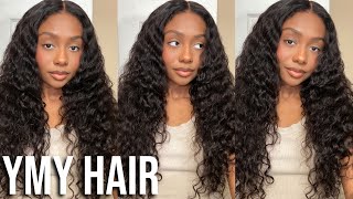 NEW Snug Fit Glueless 360 Lace Water Wave Wig Installation |Ymy Hair