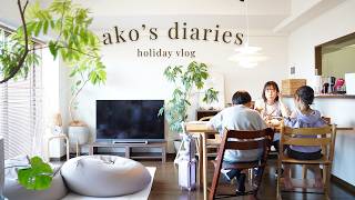 日常vlog｜パート主婦予定に追われた休日、隙間時間も無駄にしない🌿無印、UNIQLO、ダイソー購入品