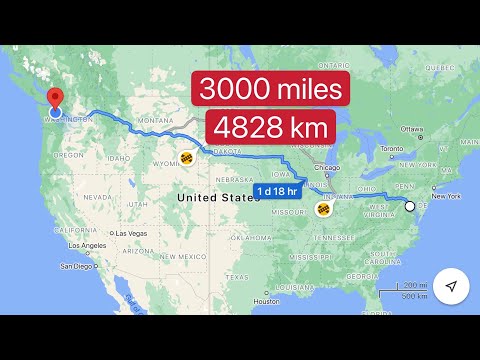 I drove across America from Washington DC to Seattle during Christmas