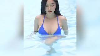 Download lagu Cup E Model Girl Blue Bikini so nice#cupe mp3