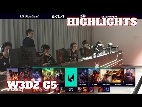 G2 vs FNC - Highlights | Week 3 Day 2 LEC Spring 2023 | G2 Esports vs Fnatic W3D2
