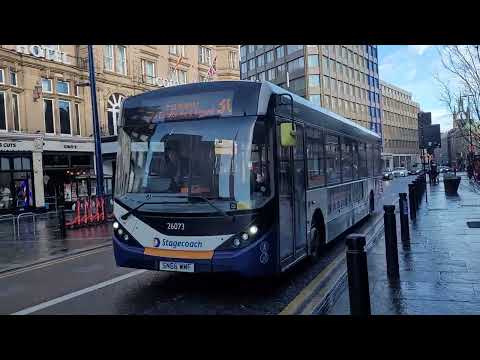 Stagecoach NE E200MMC 26073 Passing Newcastle Station | 6/2/22