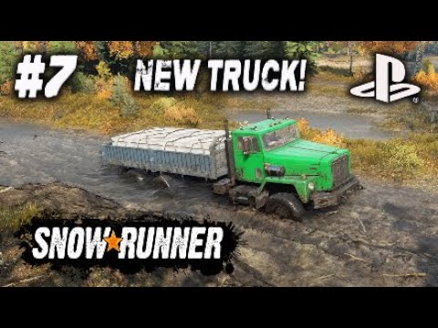 SNOWRUNNER /ON PS4/ #7 NEW OFF-ROAD TRUCK! GAMEPLAY.