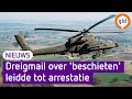 Dreigmail over 'beschieten' Apache leidde tot arrestatie