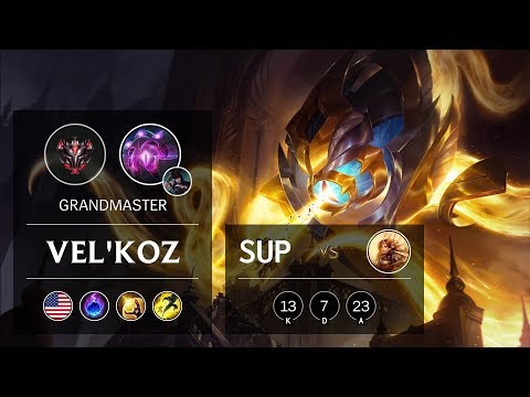Vel'Koz Support vs Leona - NA Grandmaster Patch 10.2