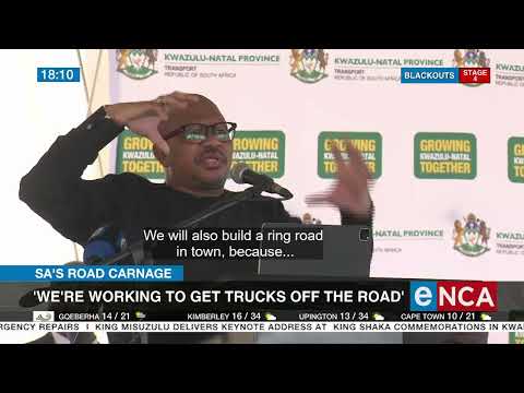 Mbalula We are working to get trucks off the road