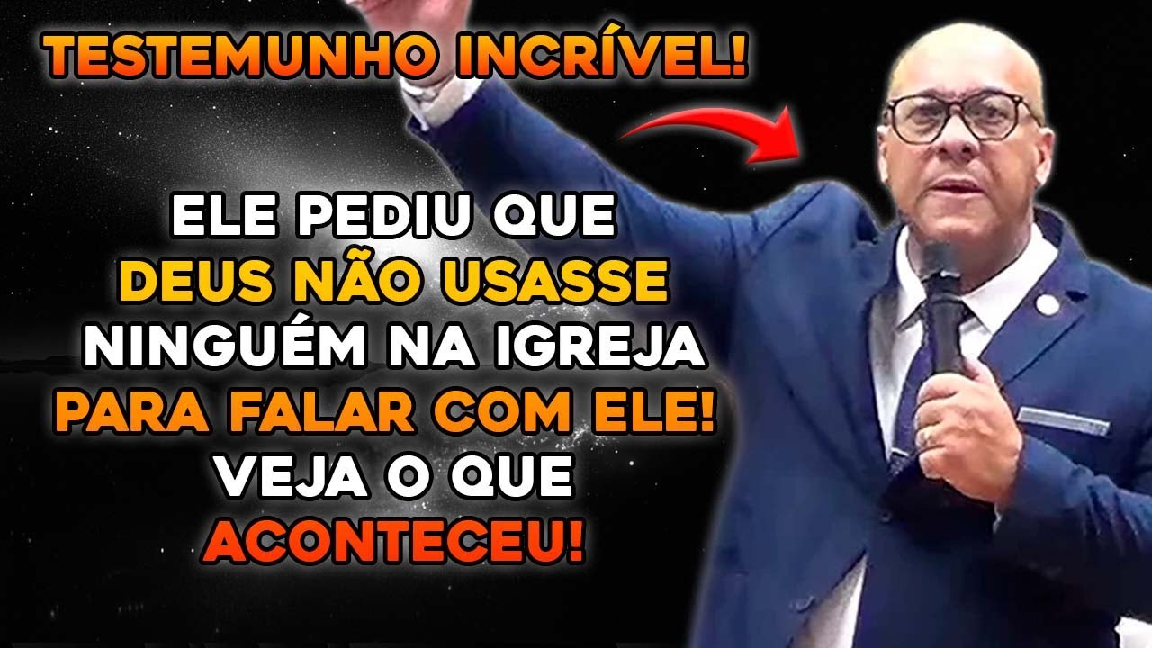 ELE IA DESISTIR DE TUDO, MAS O SENHOR FALOU COM ELE DE FORMA INACREDITÁVEL!