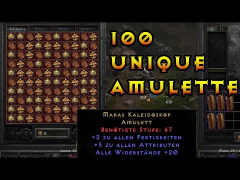 100 Unique Amulette - Wieviele Maras?