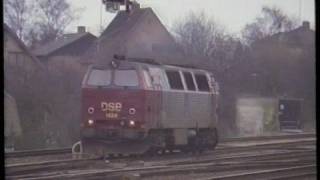 preview picture of video 'DSB Mz 1434 og 1424 Fredericia st 1989'