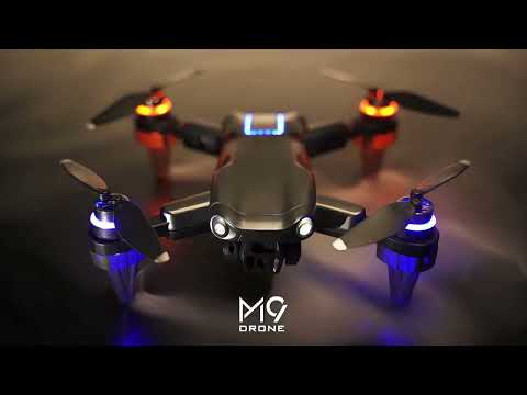 M9 Brushless FPV Drone Dual HD Cameras | 360° Obstacle Avoidance | 4.3” Screen Controller