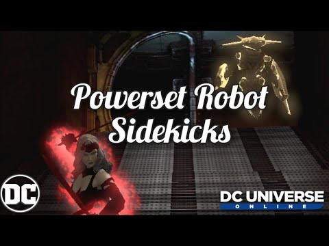 DCUO Test Server: Powerset Robot Sidekicks!