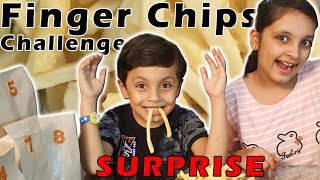 FINGER CHIPS CHALLENGE #Fun #Kids #Bloopers || Aayu and Pihu Show