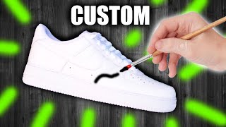 Free-Style CUSTOM Air Force 1's!! - Jordan Vincent