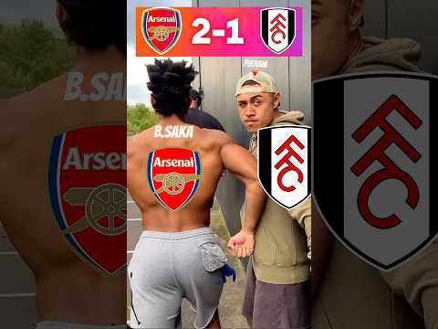 Arsenal vs Fulham 2-1 #EPL #ARSFUL #bukayosaka