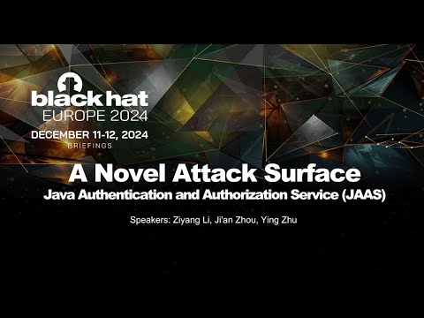 A Novel Attack Surface: Java Authentication and Authorization Service (JAAS)