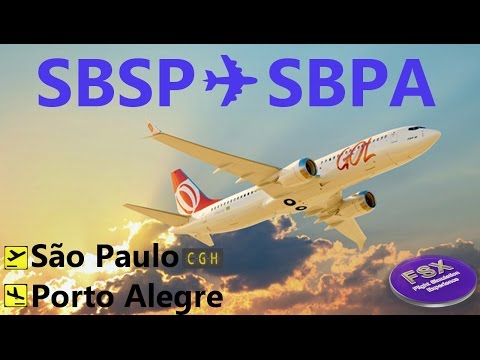 [FSX] VOO REGULAR NA GOL | São Paulo ✈ Porto Alegre  | Boeing 737-800