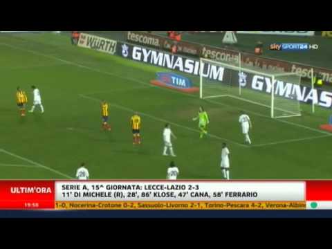 lecce-lazio 2-3 highlights sky hd