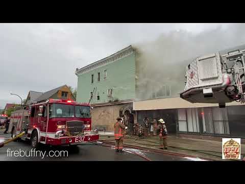 Buffalo FD 3 Alarm Fire: 482 Massachusetts Avenue