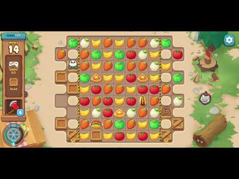 We Bare Bears Match3 Repairs Level 137 - No Boosters