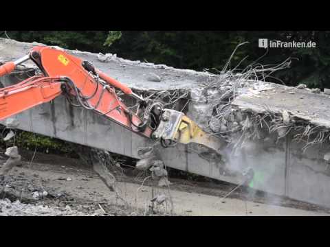 Abriss der Hangbrücke
