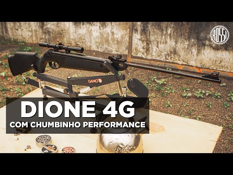 Testamos a Carabina Rossi Dione 4G Com Luneta Em Chumbinhos De Alta Performance! ????