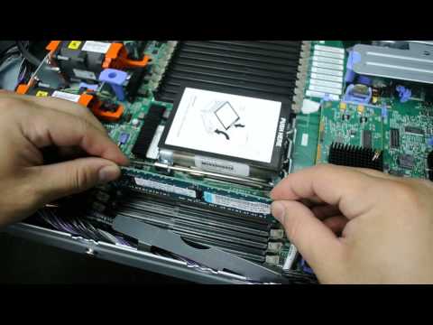 IBM System x3550 M4 Install DIMM