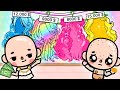 Rich And Poor Bald Girl With Challenge Hair Toca Life Story Toca Boca