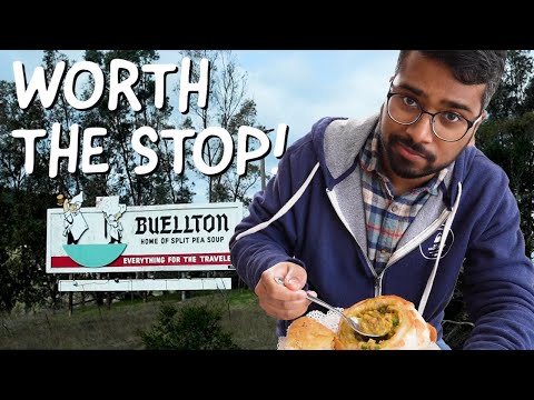 BUELLTON, CALIFORNIA IN ONE DAY (WORLD FAMOUS PEA SOUP, NOJOQUI FALLS, BERRY PICKING, & BARRELWORKS)