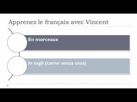 Imparare il francese = In sacchetti