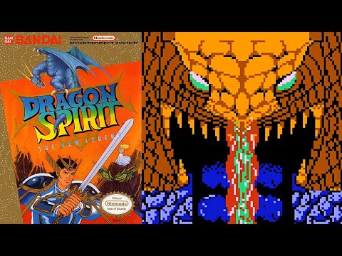 Dragon Spirit: The New Legend (NES) - 9th Boss: Monstrous Gateway (No Damage, No Powerups).