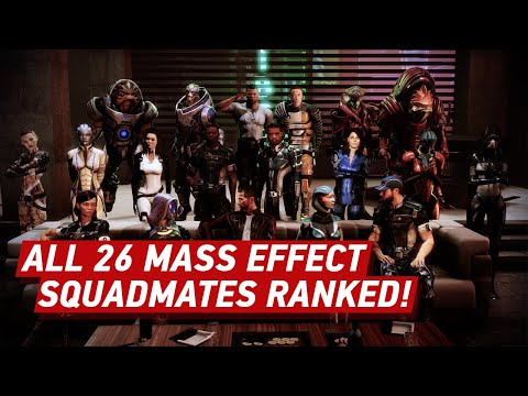 Mass Effect's 26 Squadmates Ranked - From Worst to Best!