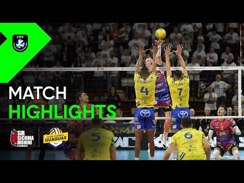 Highlights | Sir Sicoma Monini PERUGIA vs. Guaguas LAS PALMAS | CEV Champions League Volley 2026