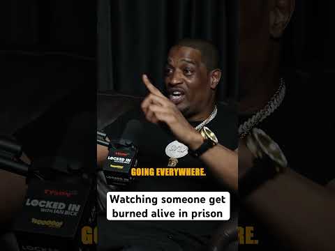 Burned alive in prison