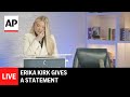 LIVE: Erika Kirk, widow of Charlie Kirk, speaks (full statement)