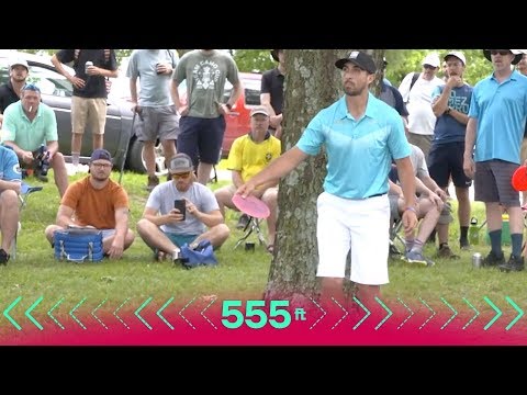 Paul McBeth throws 555ft (169m) OVER THE TREES