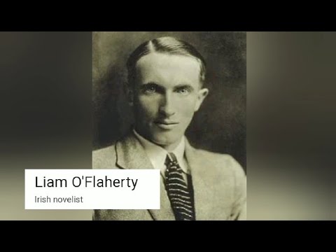 About the famous Irish author "Liam o'flaherty".