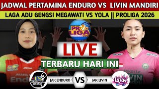 Download lagu  LIVE SCHEDULE ON MOJI TV! PERTAMINA ENDURO VS LIVIN MANDIRI PROLIGA 2026 SCHEDULE TODAY mp3
