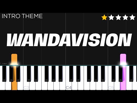 WandaVision - Episode 2 Intro Theme | EASY Piano Tutorial