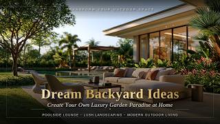 Dream Backyard Ideas 🌴 | Create Your Own Luxury Garden Paradise at Hom
