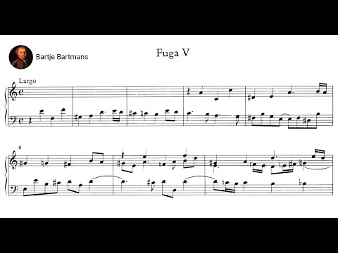 George Fr. Handel - Fugue V in A minor, HWV 609 (c. 1720)