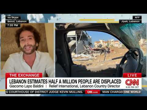 Relief International Lebanon Country Director speaks to CNN on Lebanon Crisis