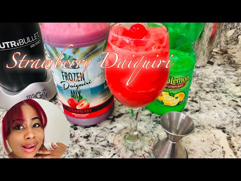 How to make a Frozen Strawberry Daiquiri | Jodee Proppa-Jo Thing 
