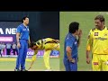 MS Dhoni touches Feet of Sachin Tendulkar when he met him before match | CSKvsMI IPL 2023