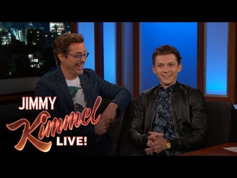 ロバート・ダウニーJr.とトム・ホランドが『スパイダーマン：ホームカミング』に出演 (Robert Downey Jr. & Tom Holland on Spider-Man: Homecoming)