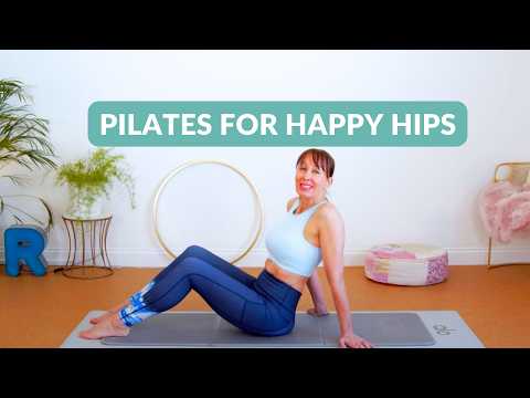 Pilates for Happy Hips -Improve Hip flexibility and Relieve Lower Back Pain | 20 mins